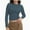 Fog blue, variant on Womens Long Sleeve Shirts Basic Crop Tops Going Out Fall Fashion Underscrubs Layer Slim Fit Tops