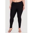 thumbnail image 3 of Women's Plus Size Ponte High Waisted Pintuck Pull On Pants, 3 of 4