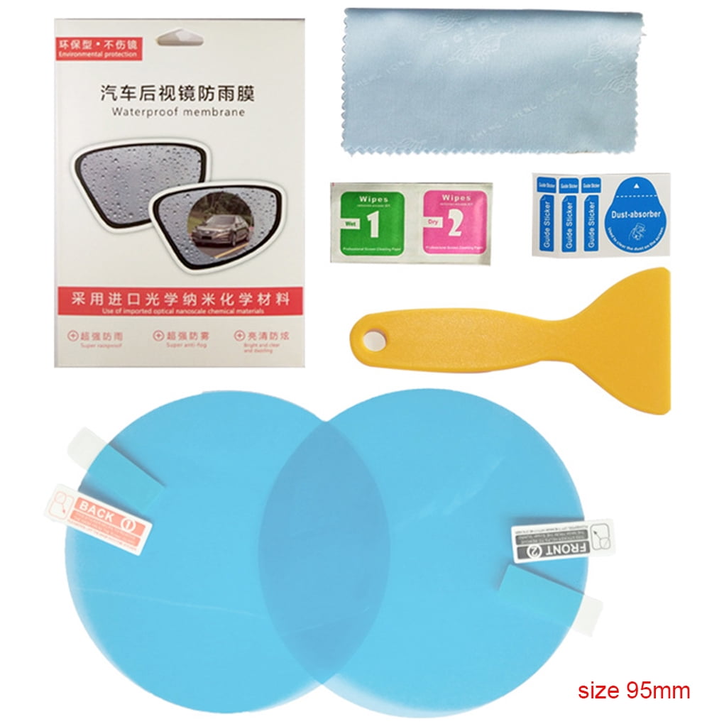 Elroy 1 Pair Car Rearview Mirror Window Clear Film Anti Fog Antiglare