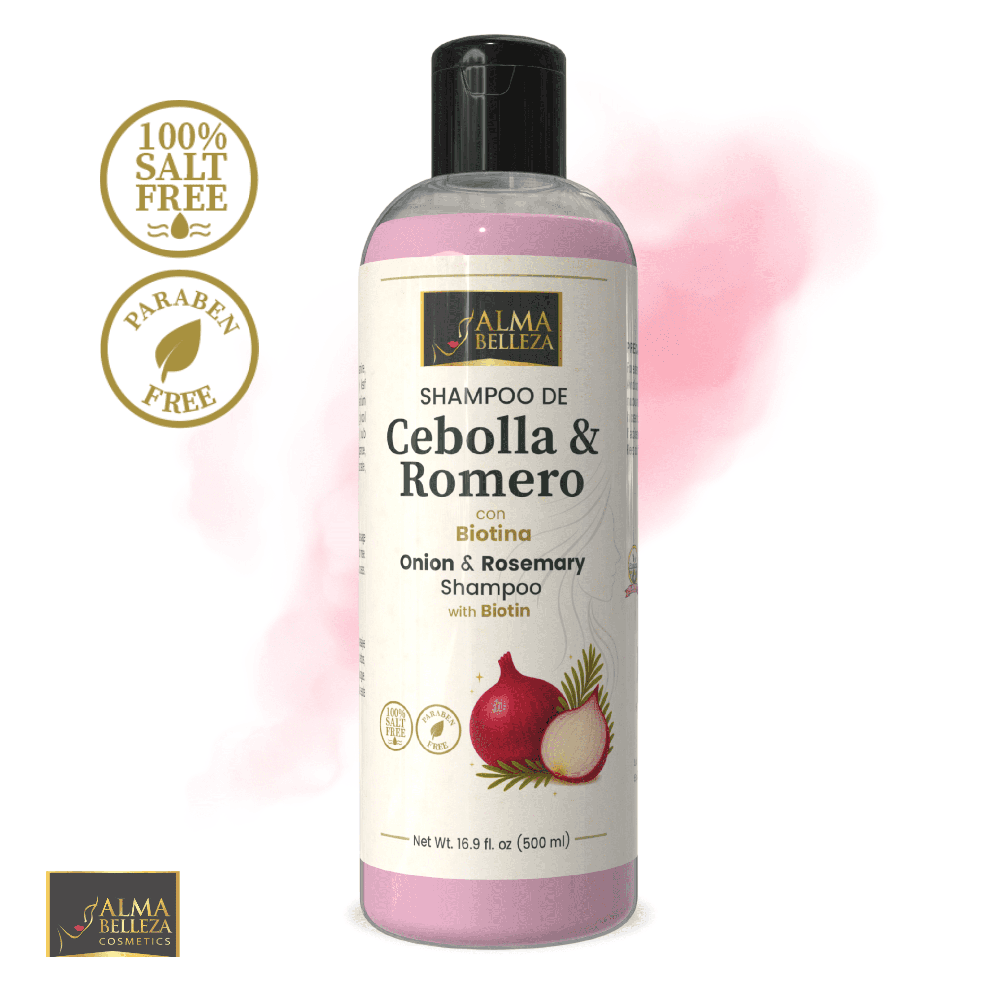 Alma Belleza, Shampoo, Onion and Rosemary, 16.9 fl oz - Walmart.com