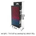 thumbnail image 2 of Lightweight Bicycle Handlebar Tape with Anti-Slip & Sweat Absorption Features, Shock-Absorbing Design for Road/Mountain/Fixie Bikes – Stylish Dual-Color (Black Base with Red Floral Print) – Ideal for, 2 of 6