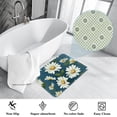 thumbnail image 3 of Daisy Area Rugs: Polyester Non-Slip Kitchen Mat Office Rug - Machine Washable, 3 of 6