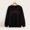 Black, variant on Solid Long Sleeve Shirts For Women Junior Teen Girls Athletic Womens Pullover Sweatshirt Fuzzy Relaxed Y2K Oversized Sweatshirt Women Dresses On Clearance