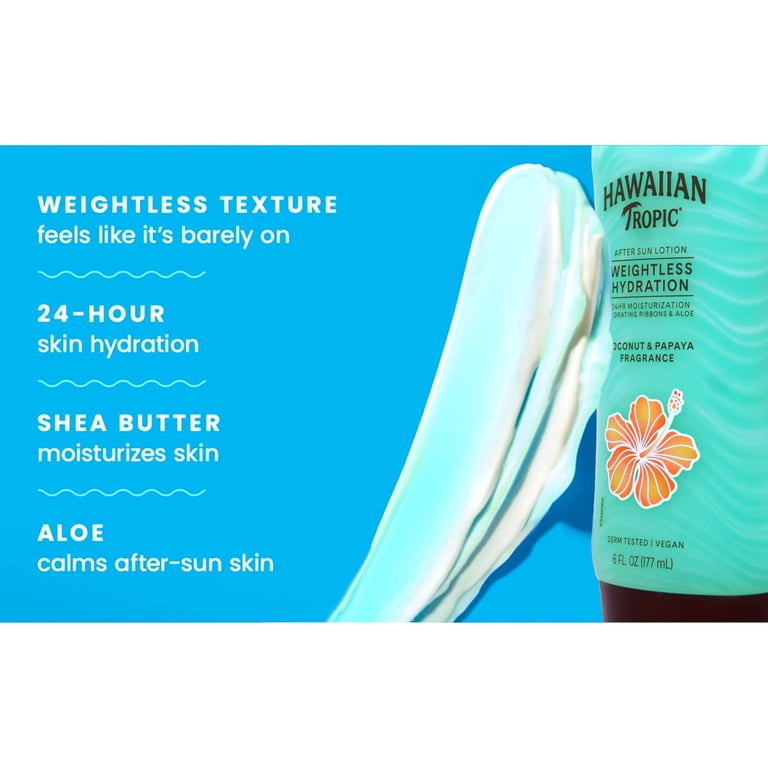 Hawaiian Tropic After Sun Lotion, Weightless Silk Hydration