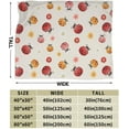 thumbnail image 3 of Ladybug Blanket Cute Ladybug Throw Blanket Ladybug Decor Stuff Merch Cozy Print Flannel Fleece Soft Plush Fuzzy Warm Lightweight Bedding Ladybug Gifts for Women Men Girls Kids 50"X40", 3 of 6