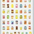 thumbnail image 4 of 35pcs-50pcs Kawaii Stickers Cute Food Stationery Stickers Cartoon DIY Stickers for Phone Luggage Laptop, 4 of 9