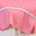 thumbnail image 3 of Mantel lavable con borlas y costuras para mesa cuadrada junto a la cama de granja Vhermosa, 3 of 5