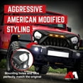 thumbnail image 3 of American Modified Goliath Grille for 07-18 Jeep Wrangler JK with Lights, 3 of 12