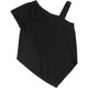 thumbnail image 2 of bar III Blusa asimétrica de punto para mujer, negro, XX-Small, 2 of 2