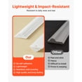 thumbnail image 5 of KFFKFF Wall Molding 3 Pack, Wainscoting Panels Kit, Lightweight Paintable Polystyrene, Simple Installation Accent Wall Trim for Interior Decoration in Living Room, Bedroom, White (31x63 + 31x24 in), 5 of 9
