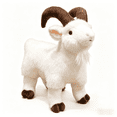 thumbnail image 3 of Lifelike Goat Stuffed Animal Plushie Cute Goat Plush Figure Toys for Girls, Adorable Doll Home Decor, 3 of 5