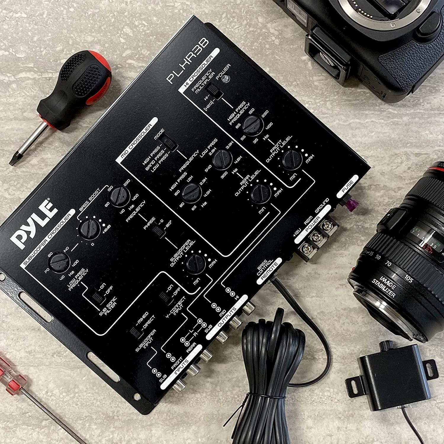 3-Way Electronic Crossover Network w/ Remote Subwoofer Control