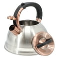 thumbnail image 2 of Mr. Coffee Flintshire 2.2 Quart Stainless Steel Whistling Tea Kettle in Silver, 2 of 6