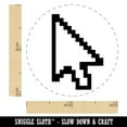 thumbnail image 2 of Digital Mouse Arrow Pointer Icon Self-Inking Rubber Stamp Ink Stamper - Dry Pad (No Ink) - Mini 1/2 Inch, 2 of 7