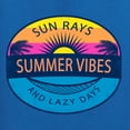 thumbnail image 6 of Wild Bobby Sun Rays Summer Vibes And Lazy Days Unisex Crewneck Sweatshirt, 6 of 6