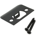 thumbnail image 2 of Full Lip 1/4" Round Corner Strike Plate, 2-1/4 Inches, 1-5/8" Center-to-Center, Matte Black by Stone Harbor Hardware, 2 of 2