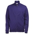 thumbnail image 1 of Awdis - Sudadera/Chaqueta fina lisa con cremallera completa para caballero/ hombre. (Púrpura), 1 of 2