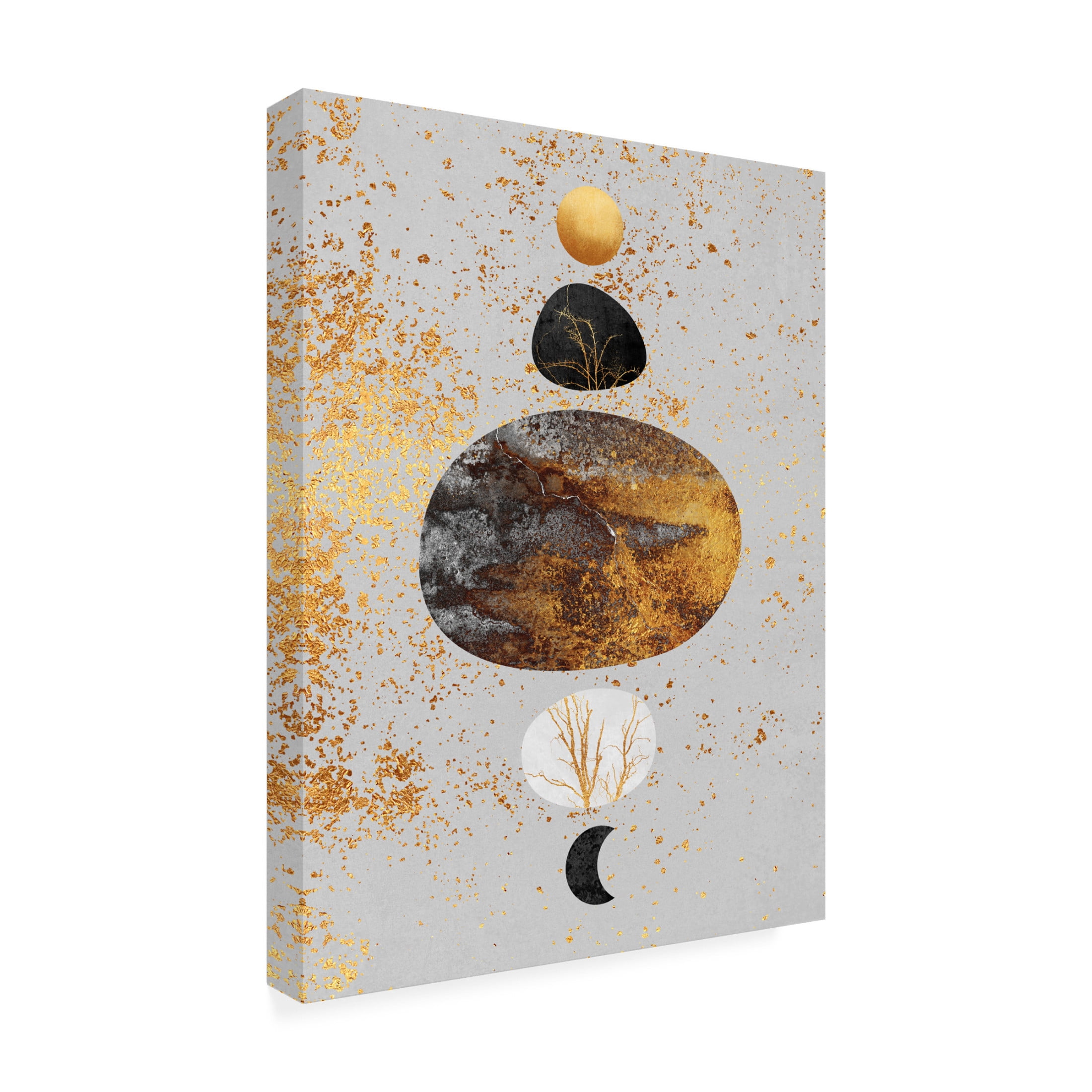 Trademark Fine Art Elisabeth Fredriksson Sun And Moon Canvas Wall Art