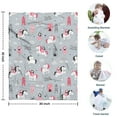 thumbnail image 4 of Unicorn Princess Castle Pattern Blanket,Comfortable Soft Flannel Throw Blanket,All Season,Warm Lightweight Blankets for Sofa Bed Couch Living Room Chair,30"x40", 4 of 4