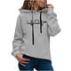thumbnail image 1 of Sudadera con capucha para mujer, jersey, manga larga, estampado, cómoda, con cordón, blusa, tops Pompotops gfhjh13841, 1 of 7