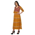 thumbnail image 2 of Moomaya Kurta Imprimée Longue Tunique pour Femmes Tenue d'Été Kurti pour Femmes, 2 of 5