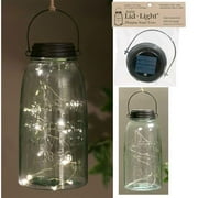 Hanging Solar Lid Light - Angel Tears - Rustic Brown - Box of 4