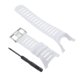 thumbnail image 1 of Methold Correas de reloj de de caucho para Ambit3 Ambit 2 Ambit 1 Relojes inteligentes Blanco plateado 24 mm, 1 of 1