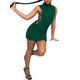 thumbnail image 3 of Txlixc Vestido ajustado de verano para mujer, color sólido, sin mangas, cuello alto, vestido de vendaje hueco Txlixc Estilo de ocio, 3 of 9