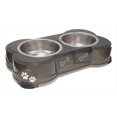 thumbnail image 1 of Loving Pets Products Dolce Double Diner - Espresso - 1 pt, 1 of 1