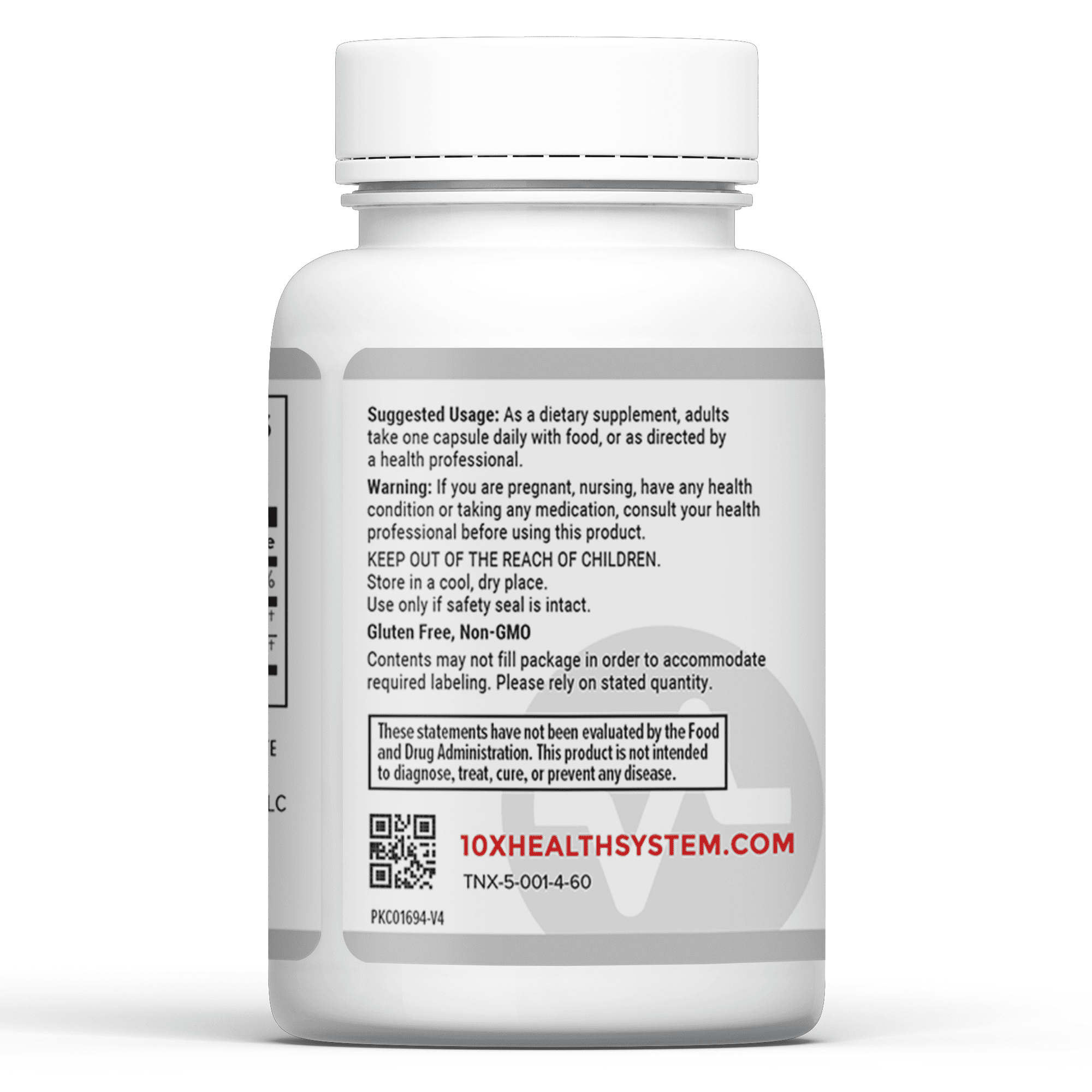 10X Health Sleep Aid with Melatonin, Magnesium, and L-Theanine for Sleep Support, 60 Capsules