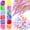 2, variant on 12-Compartment Nail Glitter Organizer Set - 3 Assorted Boxes for Nail Art and Craft Supplies