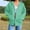A01_Mint Green, variant on Fleece Thermal Sweatshirts for Womens Open-Front Full-Zip Hoodies Athletic Stretch Long Sleeve Cardigan Blouses Fall Fashion Outfits 2025 Y2K Fleece Teen Girls Clothes