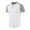 White, variant on Rloper-Lop Men's Color Block Henley Shirts Patchwork Short Sleeve Tee Shirts Crewneck Button Down Tops Casual Gym Workout Shirts