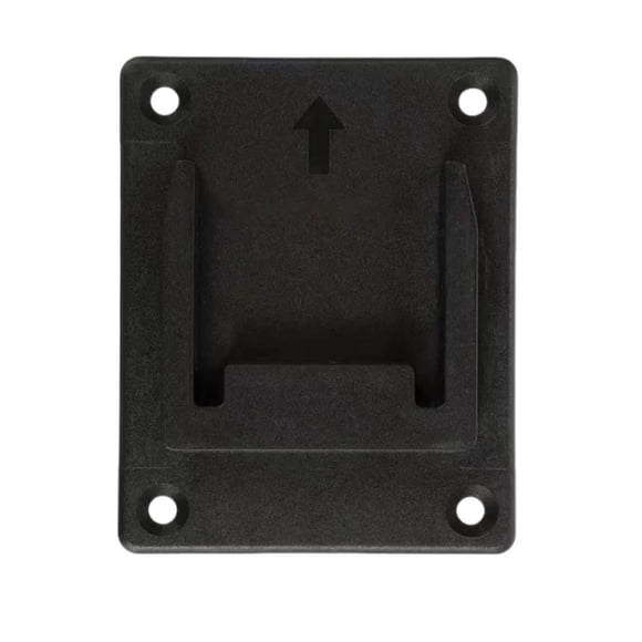 SIfdSeng Black ABS Holder Compatible with .4V and 18V Lithium Battery Wall Mounted Storage Rack Suitable for Workshops and Garages Equipped with Screws