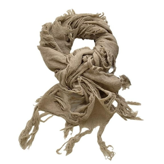 Wool Neck Scarf Distressed Scarf Neck Wrap for Stylish Warmth Neckcover