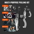 thumbnail image 6 of VEVOR Gear Puller Set, 3" and 7" Puller Kit, 3 Jaw Gear Bearing Flywheel Pulley Removal Tool, 2 or 3 Reversible Jaws Wheel Puller, Vertically and Horizontally, External and Internal, 2-Piece, 6 of 9