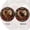 Clock 01, variant on Round Wooden Wall Clock Double Sided Identical Printing Silent Battery Operated Modern Decorative Clock for Kitchen Office Living Room Wall