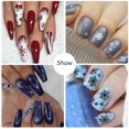 thumbnail image 2 of Onsdag Calcomanías de lámina para uñas con copos de nieve navideños, 10 hojas, 2 of 7