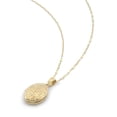 thumbnail image 4 of Cadena Con Dije Relicario Oval Facetado Oro Sólido 14k, 4 of 8