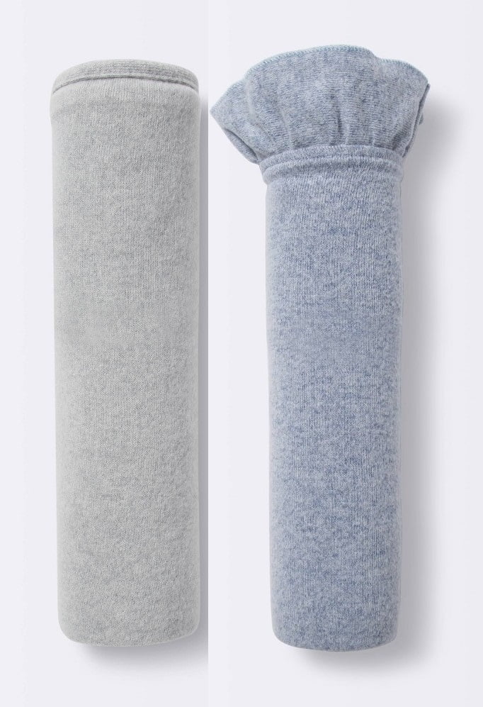 Cloud Island Jersey Knit Reversible Baby Blankets 2 Pack 30 x40 Stars and Moon School of Fish Walmart