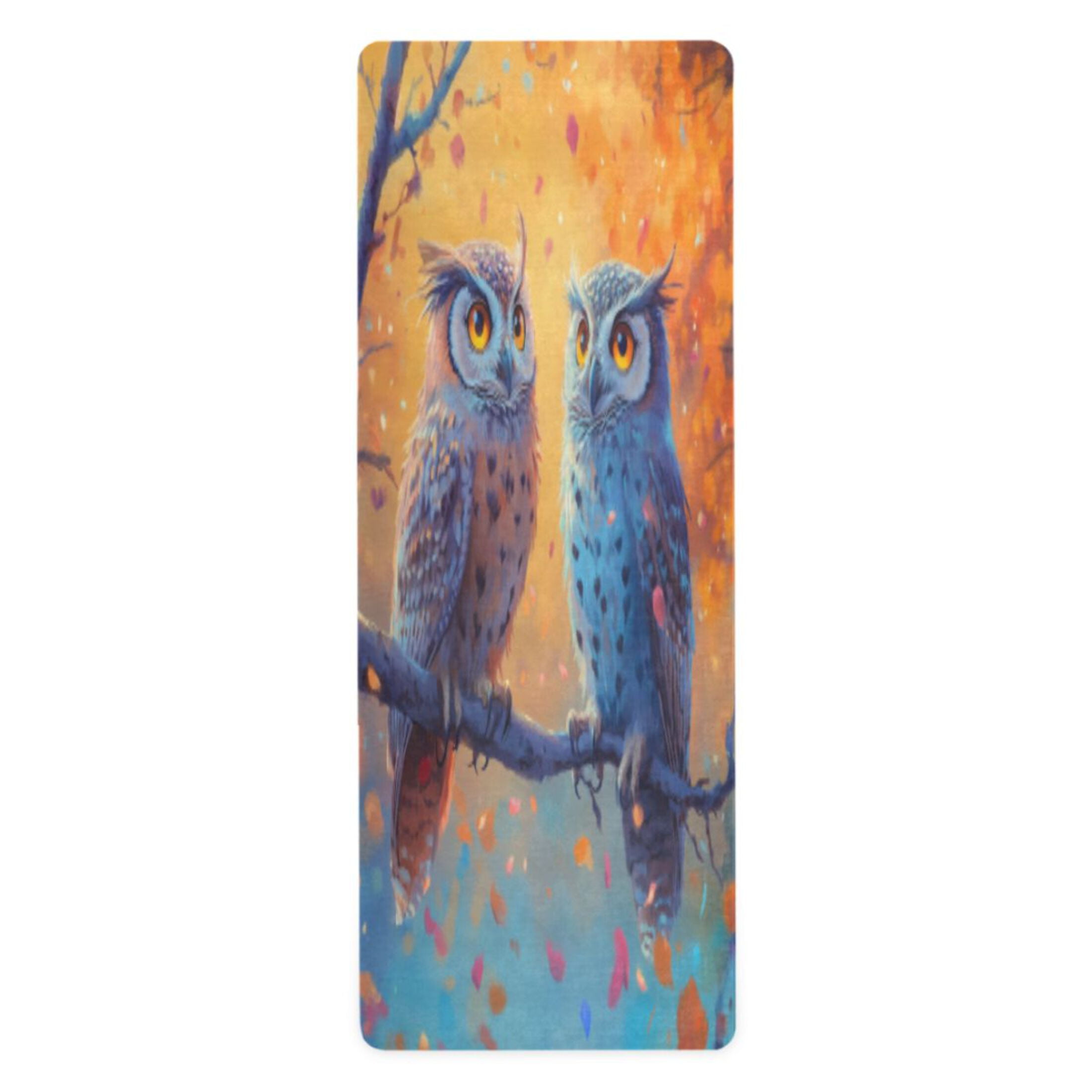 BZSMCE Yoga Mat Women Fitness Mat Mystic Guardians Pattern