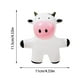 thumbnail image 4 of Mordedor chirriante para perros, juguete interactivo para mascotas con diseño en forma de vaca, 4 of 7