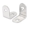 thumbnail image 2 of Unique Bargains 25mmx25mmx2mm Support d'Angle de Joint 2 Trous 10 Pcs, 2 of 2
