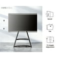thumbnail image 4 of FITUEYES Modern Floor TV Stand Mini Corner Entertainment Center for TVs up to 65”, Black, 4 of 7