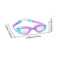thumbnail image 3 of Clearance Under $5 Boovnll Swim Goggles, Unisex Breakageproof Lens / Fogproof / Panoramic View Swimming Goggles UV Proof for Adult Swimming, Goggles, 3 of 6