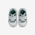 thumbnail image 4 of Toddler's Jordan 4 Retro White/Oxidized Green-White (BQ7670 103) - 6, 4 of 7