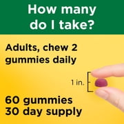 Nature Made High Absorption Magnesium Citrate 200 mg per Serving Gummies, 60 Count