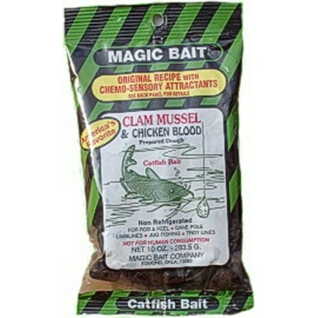 Magic 19-12 Cubed Catfish 10oz Clam Mussell & Chicken Blood Fishing Tackle