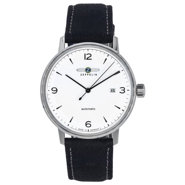 Zeppelin LZ129 Hindenburg White Eco Ceramic Dial Automatic 80641N Men's Watch
