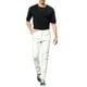 thumbnail image 2 of Inspire Chic Conjunto Pantalones para Hombre Pantalones de Cuero Sintético Ajustados con Cremallera Sólidos 32 Blanco, 2 of 6